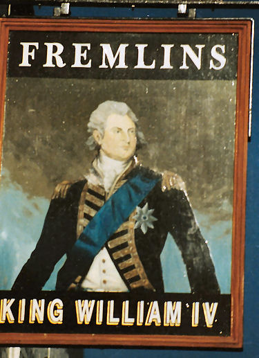 King William IV sign 1991