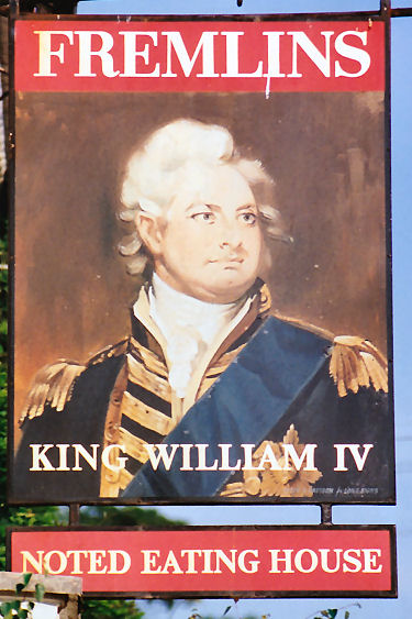 King William IV sign 1991