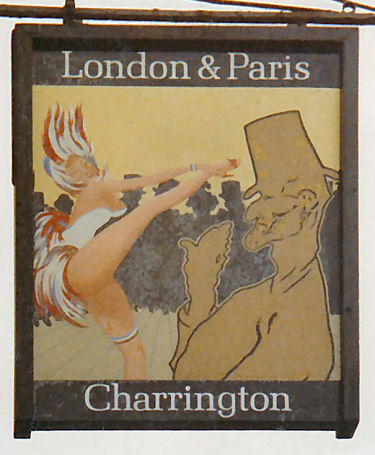 London and Paris sign