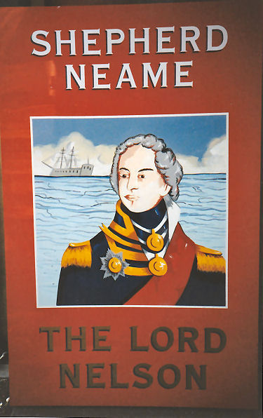 Lord Nelson sign 1993