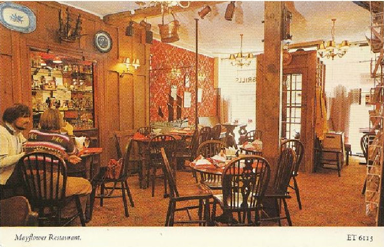 Inside the Mayflower Restaurant 