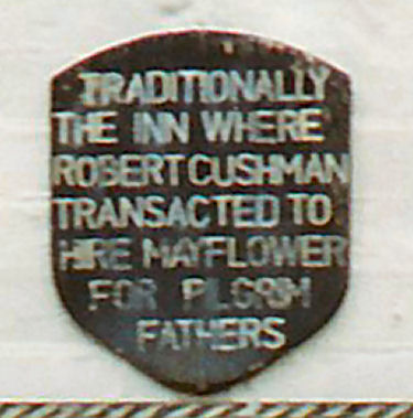 Mayflower and Pilgrim plaque