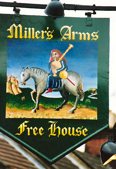 Millers Arms sign 1994