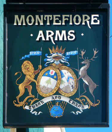 Montefiore Arms sign