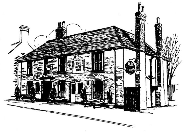 Line drawing of New Inn date unknown