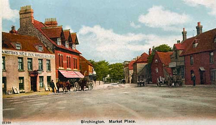 New Inn postcard 1900