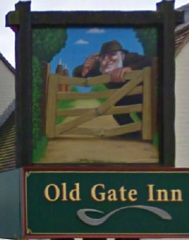Old Gate Inn sign 2009