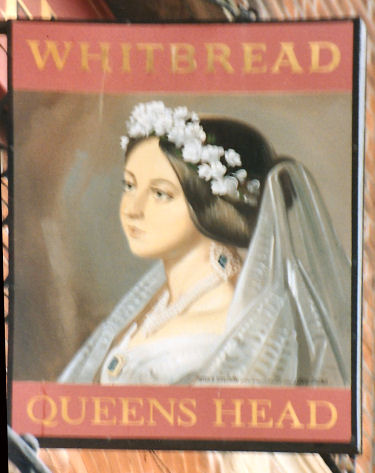 Queens Head sign 1991