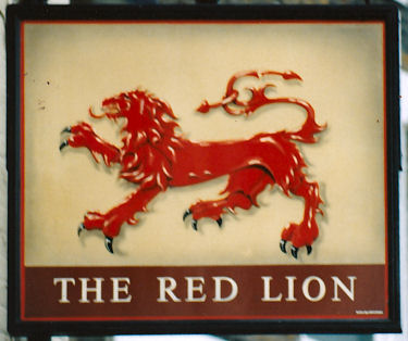 Red Lion sign 1991