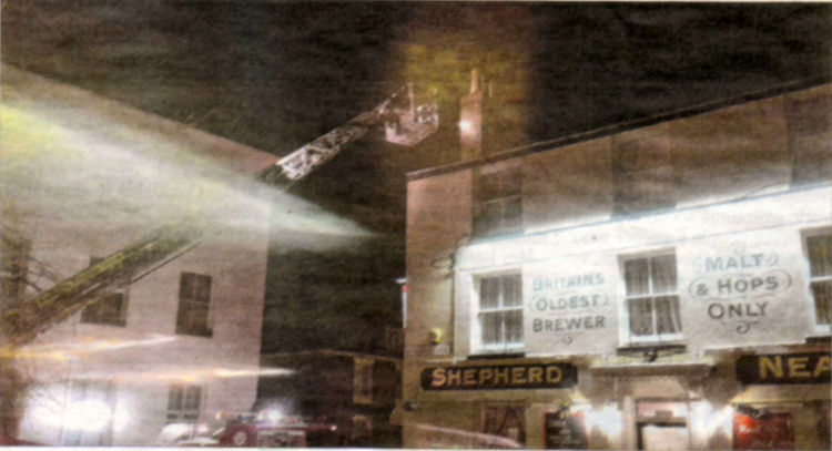 Fire at Saracen's Head