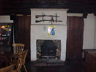 Inside Simple Simon's fireplace