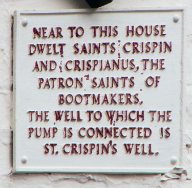 Swan sign St Crispin