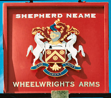 Wheelwright's Arms sign 1992