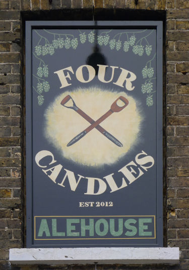 Four Candles sign 2013