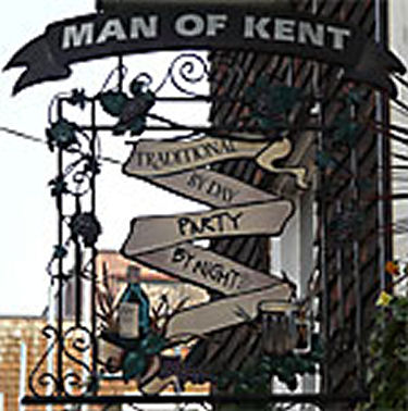 Man of Kent sign