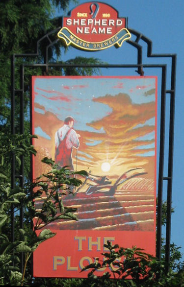 Plough Inn sign
