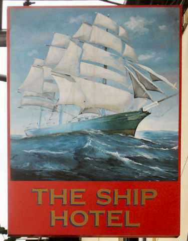 Ship Hotel sign 2010