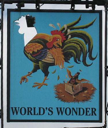 World's Wonder sign