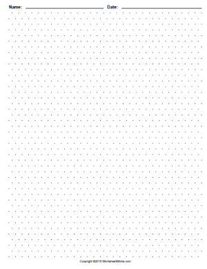 Isometric dot paper