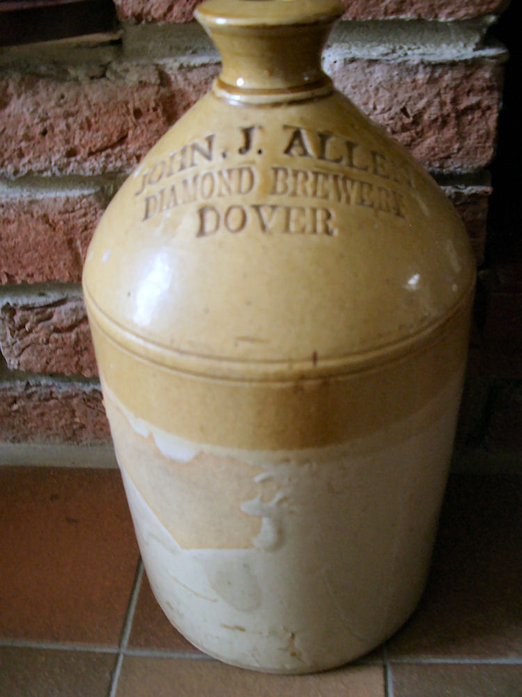 Diamond brewery container 1885-89