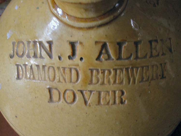 Diamond brewery container 1885-89