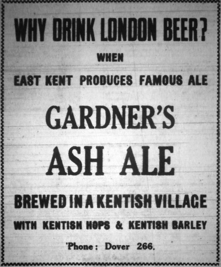 Gardner's Advert 1931