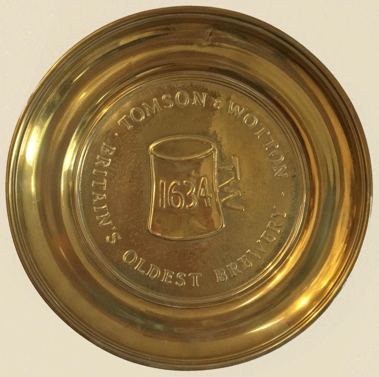 Tomson and Wotton brass plate